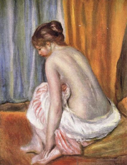 Pierre Renoir Back View of a Bather oil painting image